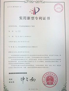 一種金屬卷網(wǎng)螺線生產(chǎn)裝置專利 關(guān)西金屬網(wǎng)